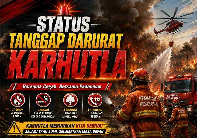 Header Status Tanggap Darurat Karhutla di Palangka Raya Diperpanjang hingga 8 September