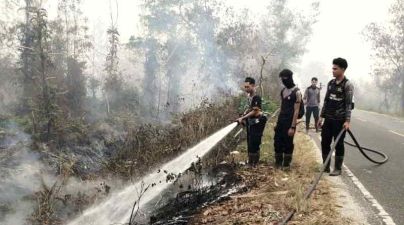 OJK dan BI Kalteng Salurkan Bantuan Karhutla, Empat Sumur Bor untuk Dua Wilayah