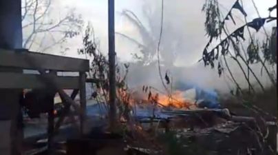 Kebakaran Gegerkan Kawasan Baamang Sampit