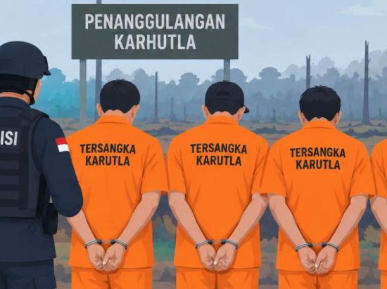 Usut Karhutla Kalteng, Polda Tetapkan 27 Tersangka dan Sidik 7 Korporasi