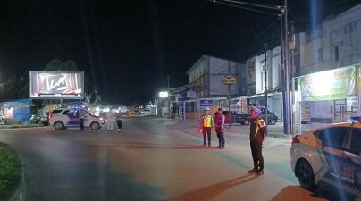 Polisi  Patroli saat Dini Hari , Antisipasi Balapan Liar dan Aksi Kejahatan Dijalan 