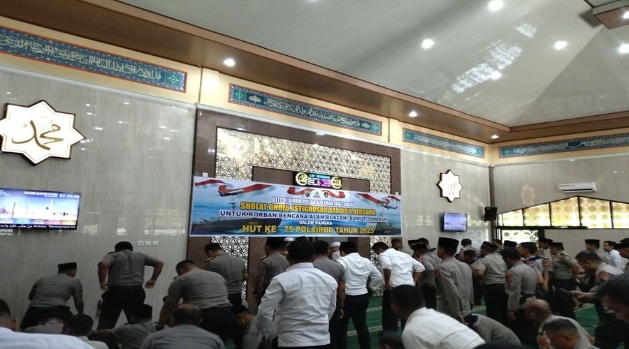Header Polda Kalteng Gelar Salat Gaib, Istighosah dan Doa Bersama untuk Korban Banjir di Sumatera Utara