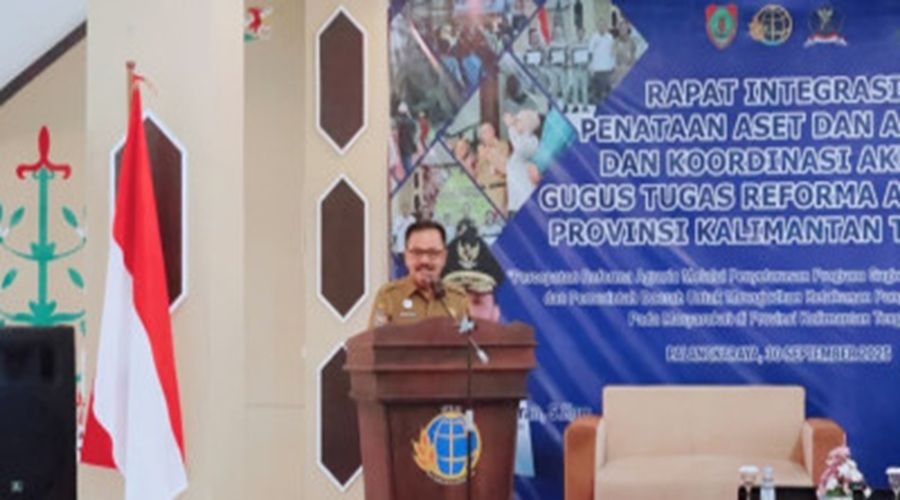 Header Pemprov Kalteng Dorong Reforma Agraria Optimal Lewat Rakor GTRA 2025