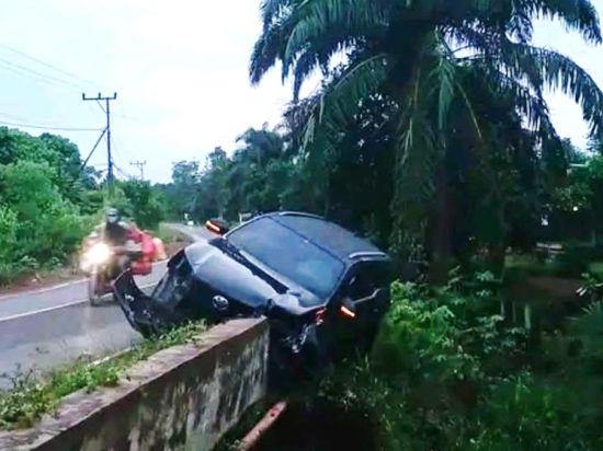 Kadishut Kalteng Alami Laka Tunggal di Cempaga