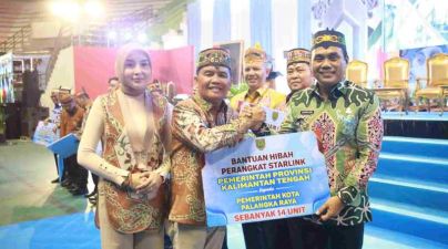 Pemprov Kalteng Salurkan Hibah Starlink, Percepat Akses Internet hingga Desa Terpencil