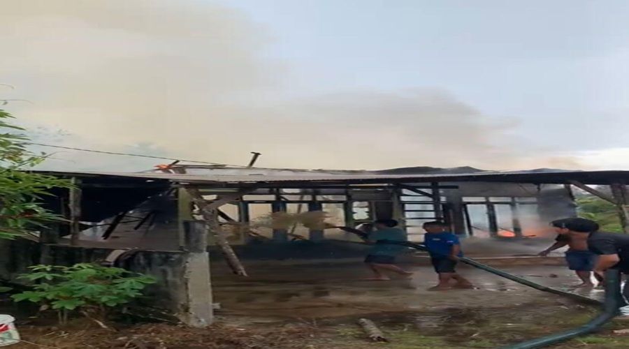 Header Rumah di Jalan Keranggan Ludes Terbakar, Diduga Akibat Sambaran Petir