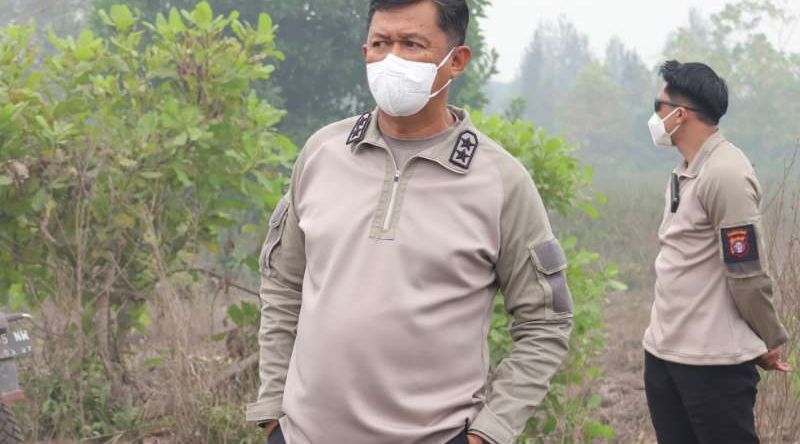 Buru Bara sebelum Membesar, Kapolda Kalteng Sisir Kawasan Rawan Karhutla di Sebangau