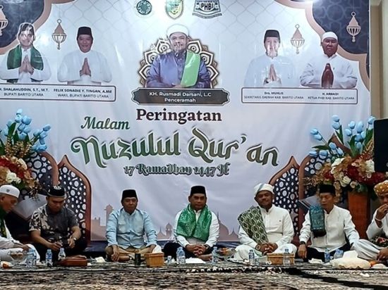 Nuzulul Quran di Rujab Bupati, Warga Diajak Amalkan Nilai Al-Qur’an