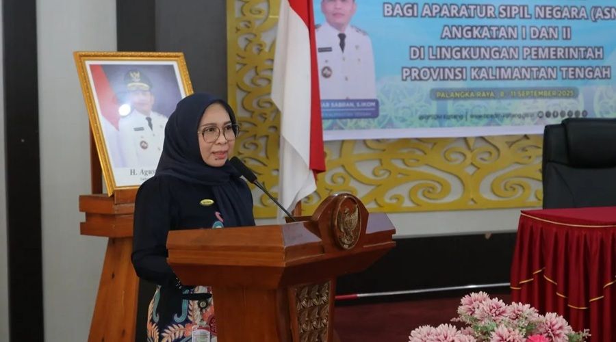 Header BPSDM Kalteng Resmi Tutup Pelatihan Persiapan Purna Tugas ASN Angkatan I dan II