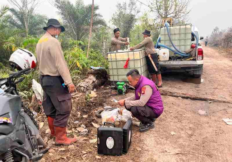 Header Secangkir Kopi dan Dukungan Psikologi, Cara Polda Kalteng Jaga Semangat Petugas Karhutla