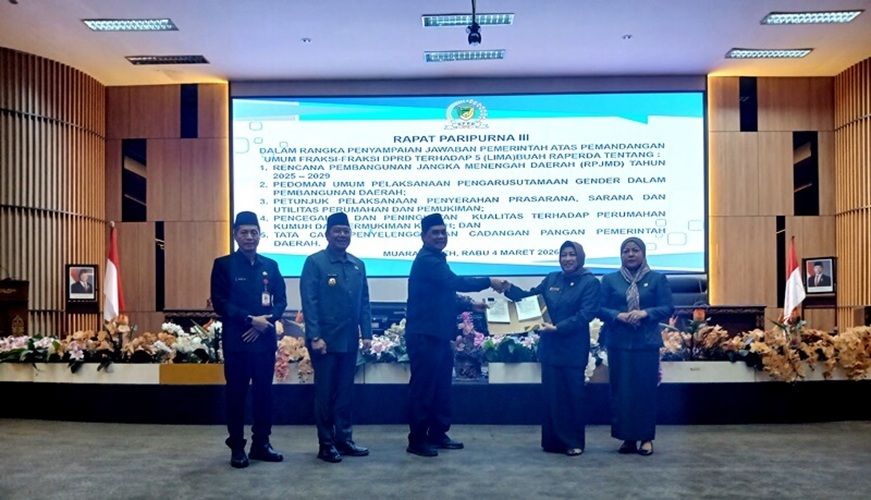 Header RPJMD 2025–2029: Bupati Barut Prioritaskan Banjir, Sampah, dan Gender