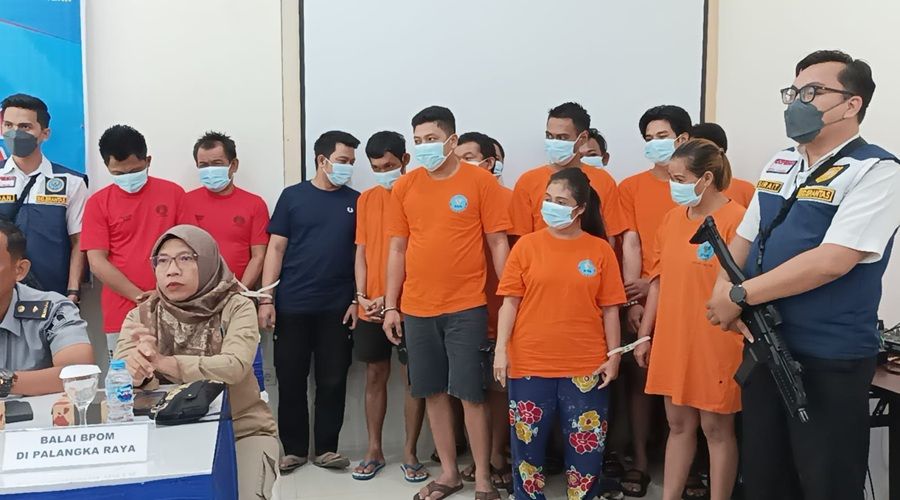 Header Empat Napidana  Terlibat Jaringan Narkoba Lintas Wilayah Kalteng