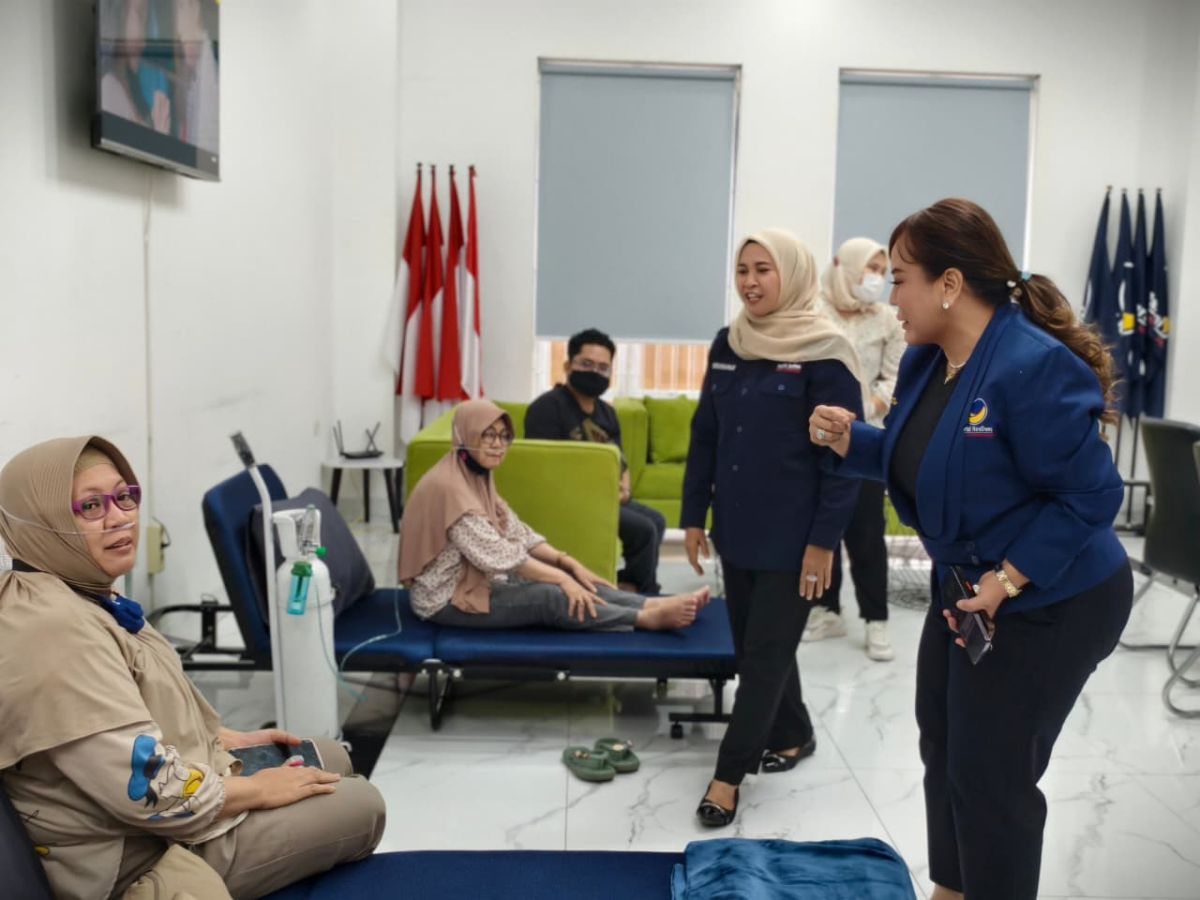 Header DPW NasDem Kalteng Siapkan Ruang Aman Asap gratis Bagi Warga Terdampak Karhutla