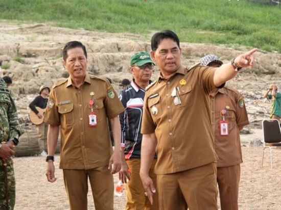 Bupati Pantau Gosong Sungai Barito, Ruang Rekreasi Baru Warga