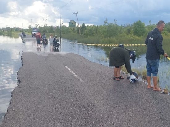 Debit Air Sungai Kahayan dan Rungan Naik, Warga Bantaran Diminta Waspada