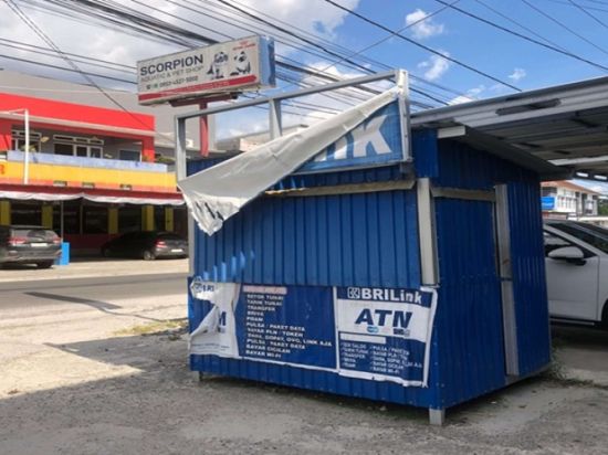 Kios BRI Link Jalan Rajawali Dirampok , Uang Rp 13 Juta Lenyap