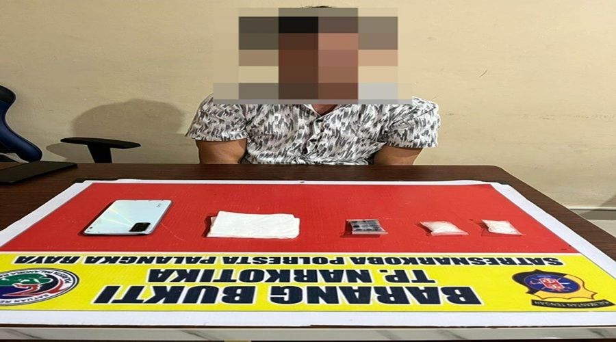 Header Pengedar Sabu di Palangka Raya Ditangkap, terancam Penjara Seumur Hidup