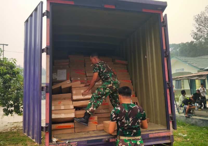 Header Pangkalan Bun Terima 200 Pompa Air untuk Karhutla, Sampit dan Palangka Raya Menyusul