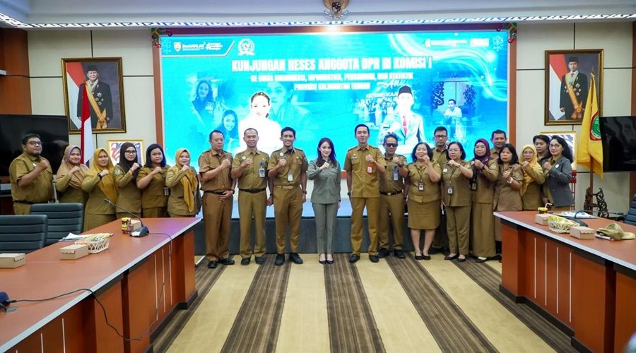 Header Diskominfosantik Kalteng Terima Kunjungan Reses Anggota DPR RI Andina Theresia Narang