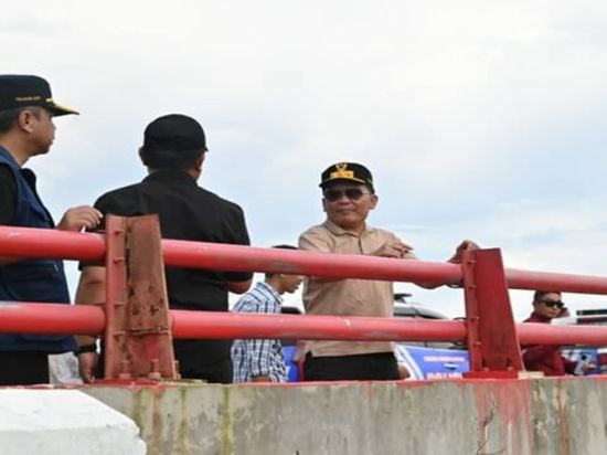 Gubernur Pastikan Penyelesaian Infrastruktur Jembatan Jelai di Kabupaten Sukamara