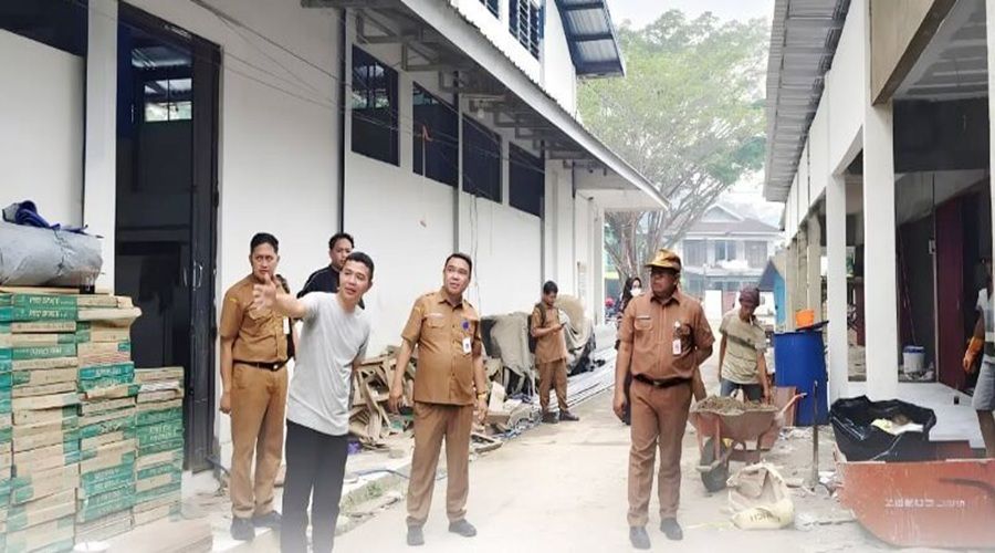 Header Pasar PBB Dipercepat, Disdagrin Kawal Kualitas Pembangunan