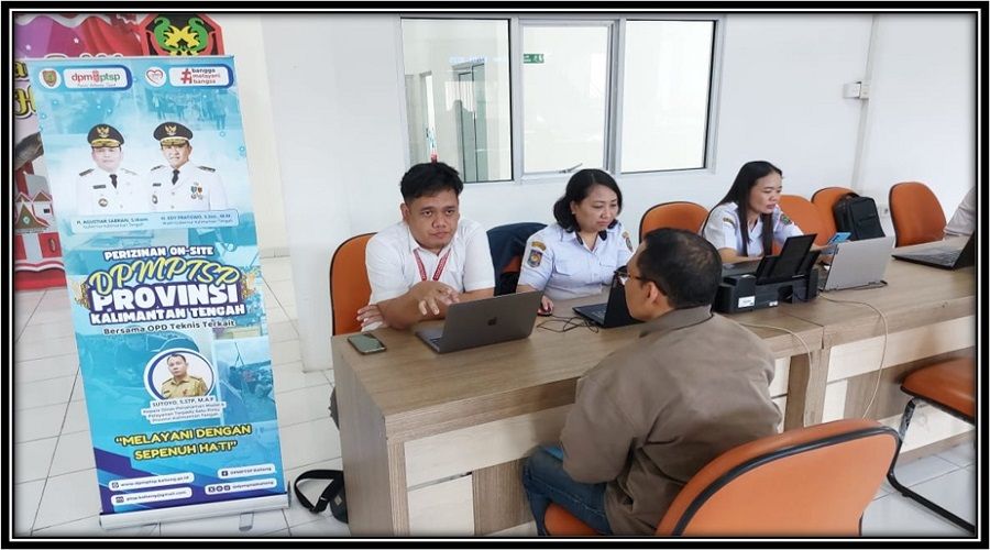 Header DPMPTSP Kalteng Gelar Layanan Perizinan On Site di Mall Pelayanan Publik Kab. Kotawaringin Timur