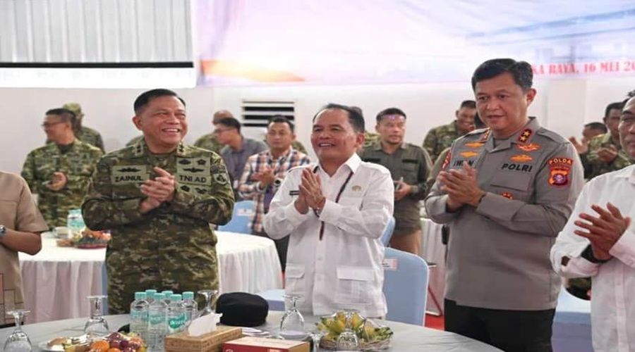 Header Gubernur Agustiar Sabran Hadiri Peluncuran 1.061 Koperasi Merah Putih Bersama Pangdam XXII/Tambun Bungai