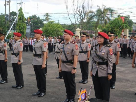 Mutasi di Polresta Palangka Raya, Sejumlah Kasat hingga Kapolsek  Berganti