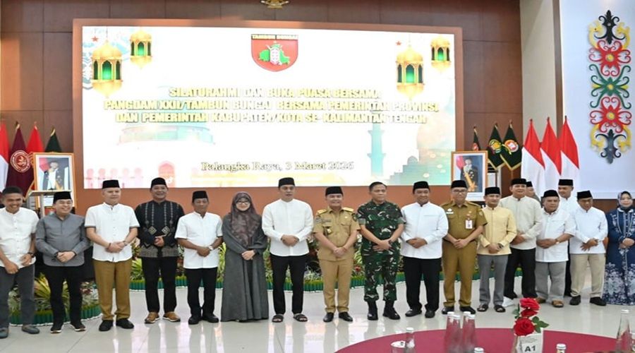 Header Gubernur Agustiar Sabran Hadiri Silaturahmi dan Buka Puasa Bersama Kodam XXII/Tambun Bungai