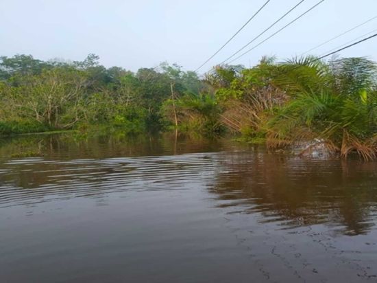 Desa Sei Ubar Kembali Terendam, Akses Jalan Warga Terbatas