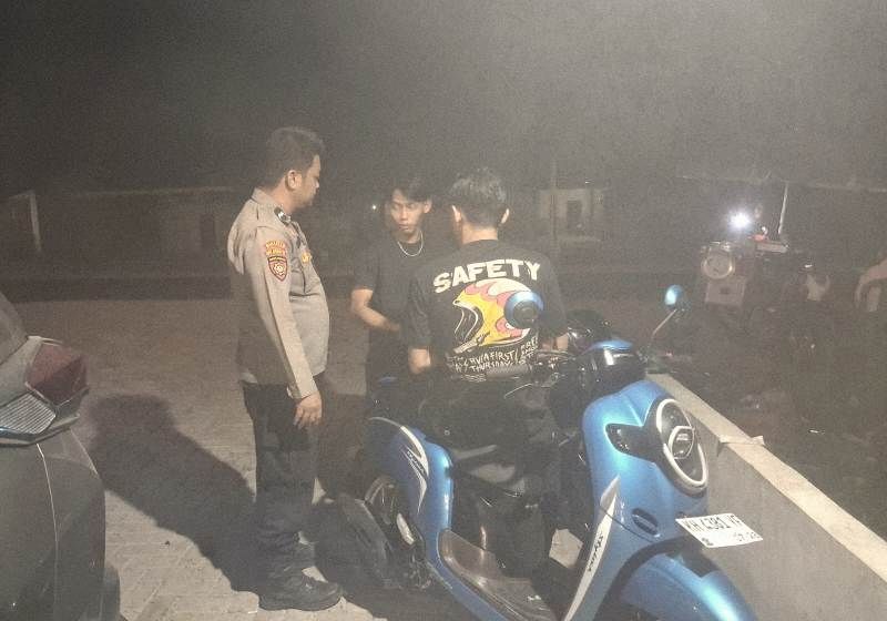 Header Polsek Rakumpit Tegur Pemuda Berknalpot Brong, Ingatkan Jaga Kenyamanan