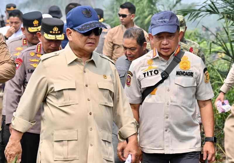 Header Presiden RI Prabowo Apresiasi Kalteng Tekan Karhutla, Luas Lahan Terbakar Capai Sekitar 7.000 Hektare