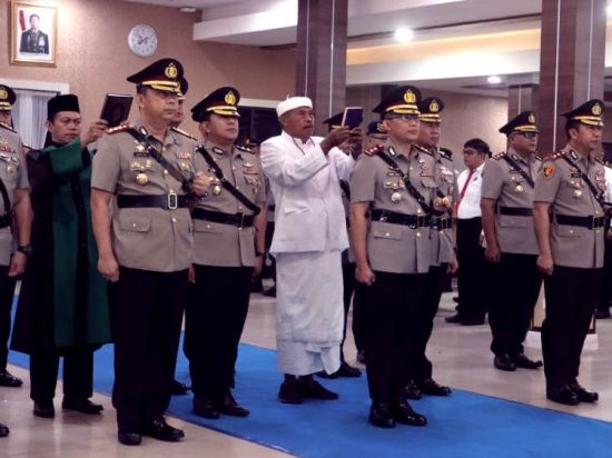 Kapolresta Palangka Raya dan Enam Kapolres Resmi Berganti