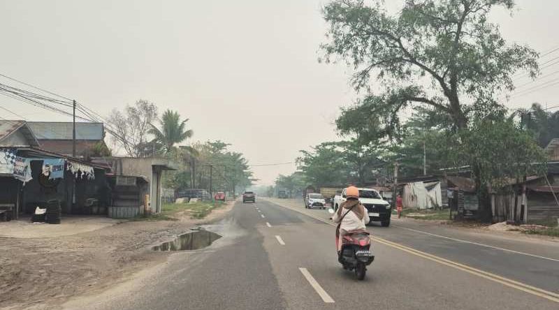 Palangka Raya Diguyur Hujan, BMKG Masih Perkirakan Kabut Asap Dua Hari ke Depan