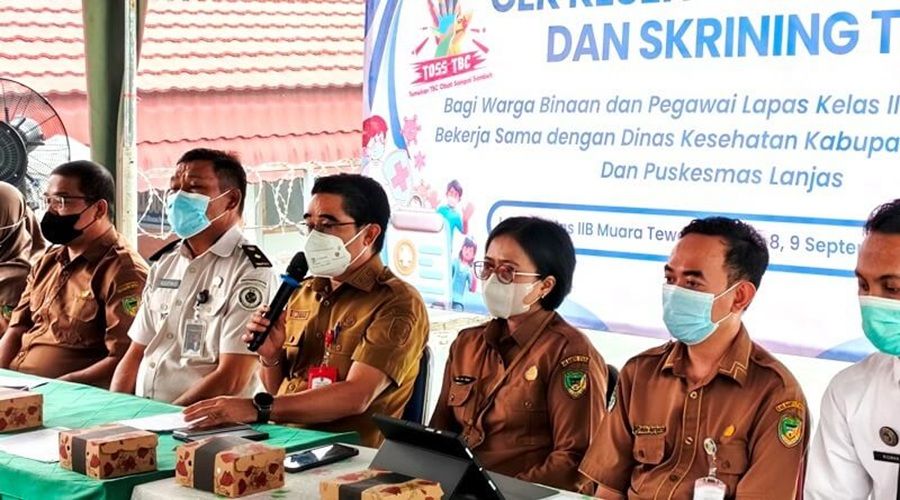 Header Lapas Muara Teweh Jadi Sasaran Deteksi Dini TBC