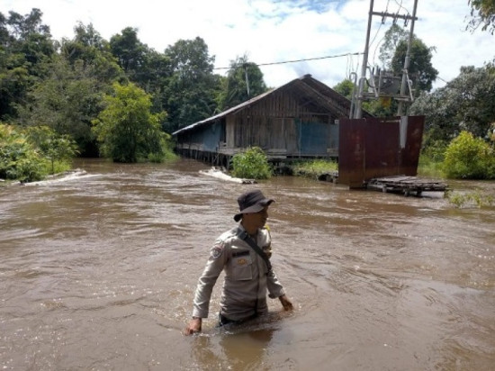 BPBD Petakan dan  Awasi 10 Kelurahan di Palangka Raya Rawan  Banjir